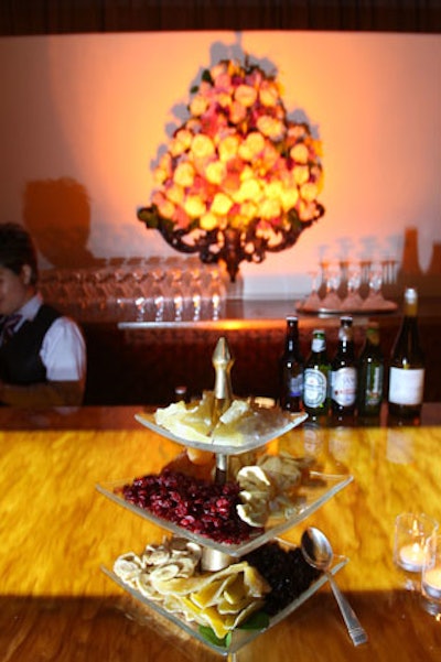For the Time Inc. party, St. Regis chefs prepared bar snacks of sun- and air-dried exotic fruits.