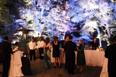 More buffets and outdoor heaters were on offer at the Bloomber/Vanity Fair party, which spilled into the backyard of French ambassador Pierre Vimont's home.