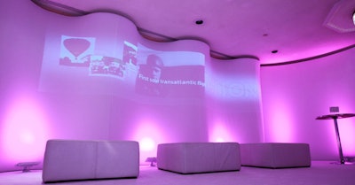 Only the Thomson Reuters reception offered lounge seating.
