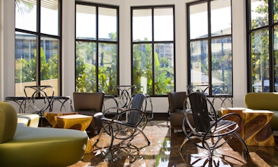 The Conservatory inside the Doubletree Palm Beach Gardens' Executive Meeting Center can accommodate 70 people.