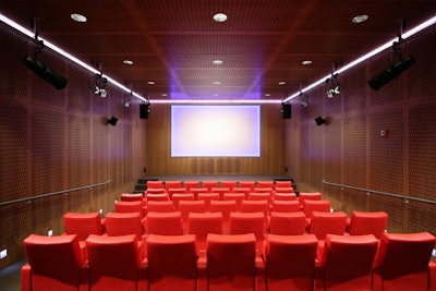 Available for presentations as well as film screening, the cinema seats 60 people.