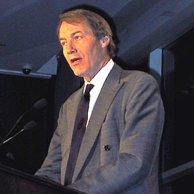 Charlie Rose served as M.C. at the Lawyers Committee for Human Rights annual awards dinner at Pier Sixty.