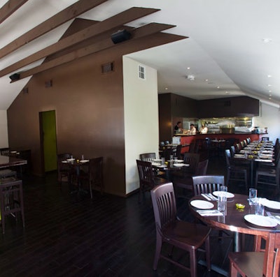 Located in a converted home, Barbrix has a cozy feel.