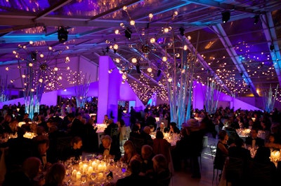 The Modern Wing Opening Gala took place in a tent that spanned Butler Field, across the street from the modern wing.