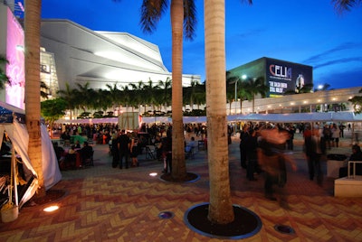 Logistics Management Group shut down the 1400 block of Biscayne Boulevard for the event.