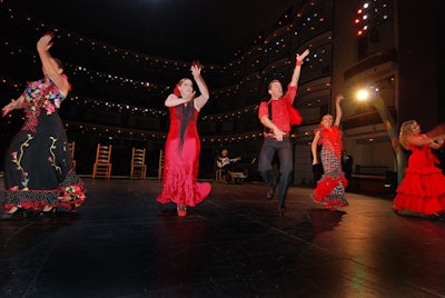 The Spanish-style Brazz Dance performers each had their individual time in the spotlight before joining together for the finale of their nearly 30-minute performance.