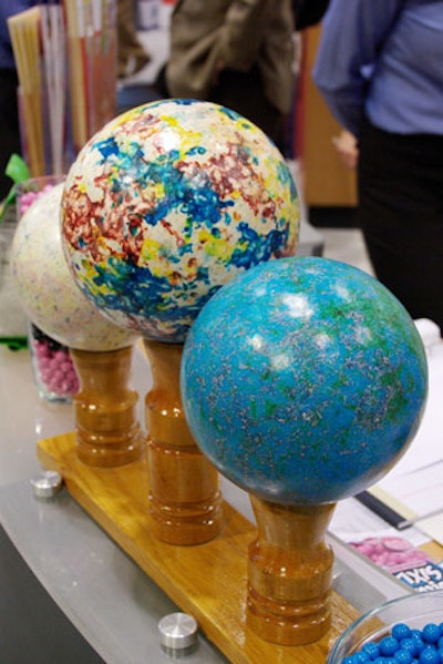 More than 2,000 new candies and snacks, including oversize Gobstoppers, were exhibited on the trade show floor.