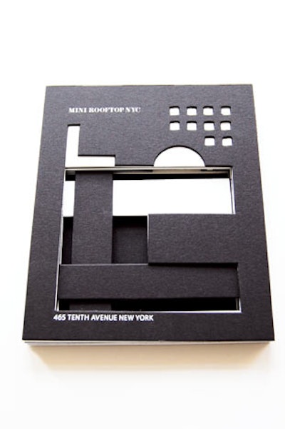 The Mini Rooftop NYC Fashion Week festival in September had a multipart invitation.
