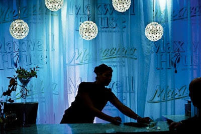 Maxwell House's coffee lounge at Chatelaine magazine's 80th anniversary event in Toronto in April 2008