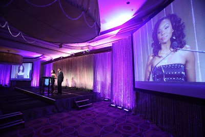 The evening's noted guests included ABC News weekend anchor Cynne Simpson.