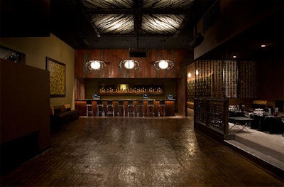 Adjacent to the Shrine, Coup d'Etat lounge can host receptions for 250.