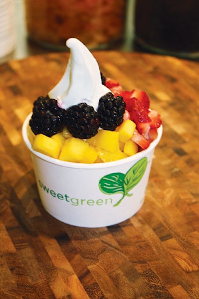 Yogurt and fruit from Sweetgreen