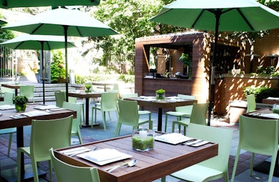 The SkyLounge patio at the InterContinental on Bloor Street is open for breakfast, lunch, and dinner for the first time this summer.