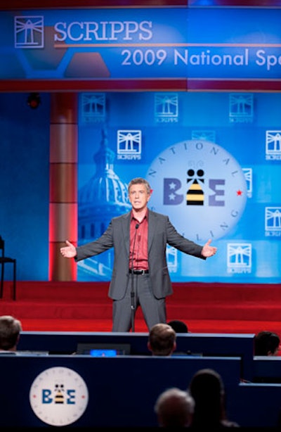 This year's host was Tom Bergeron, M.C. of Dancing With the Stars.