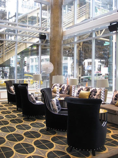 Designer Cheryl Rowley decorated the hotel's interior.