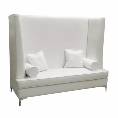Ivy sofa, $460, available in South Florida, Orlando, and Tampa from Ronen Bar and Furniture Rental