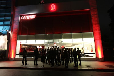 The House of Campari took over a vacant retail space on Robertson Boulevard in West Hollywood.