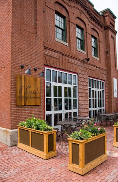 Il Casale is set in an historic firehouse in Belmont.