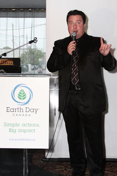 Comedian Sean Cullen hosted the event and performed a stand-up routine for guests.