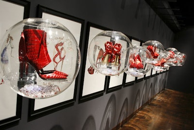 The Ruby Slipper Collection includes 19 interpretations of Dorothy's footwear.