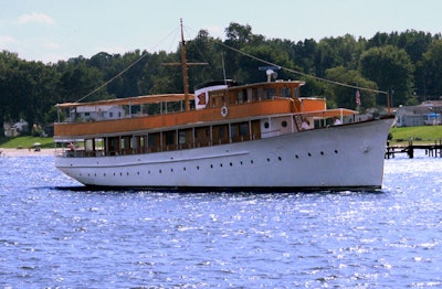 Built in 1927, the 127-foot Miss Ann is listed on the National Historic Registry.