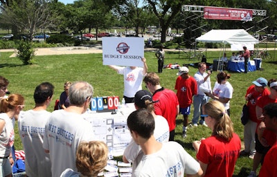 The games' rules seemed a little complicated to the crowd of spectators, but players were given a primer a week ahead of time to avoid any on-site confusion.
