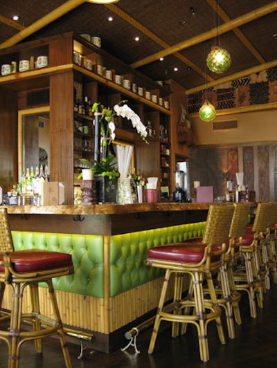 Bars serve up potent rum drinks from a vast cocktail menu.