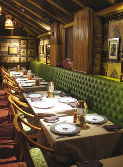 The main dining room holds 170 guests for a seated event or 240 for a reception.