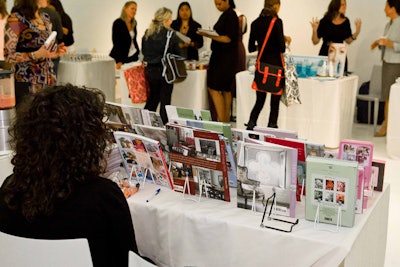 Each attendee had the opportunity to interview Ana Ortiz and then peruse each of the booths to fill up bags provided by Pier 1.