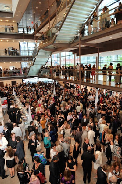 A cocktail reception in the lobby followed a one-hour performance of works selected by artistic director Karen Kain.