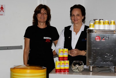 Representatives from sponsor Cafe Bustelo served coffee drinks on the first floor.