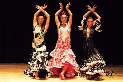 Headquartered in Miami Beach, Hispanic Flamenco Ballet spreads the artistic and cultural traditions of Spain and Latin America around the U.S. during its two annual tours. Typical performances are about 70 minutes long—but smaller shows, such as a half hour with four flamenco dancers and a guitar player, start around $1,500.