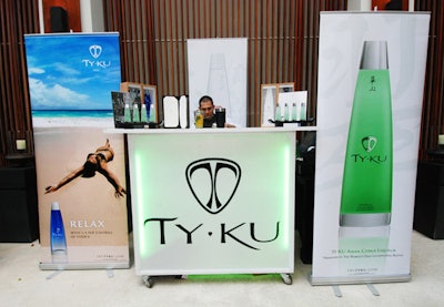 Asian spirit Ty Ku sponsored the happy hour, serving five specialty drinks at its branded bar.