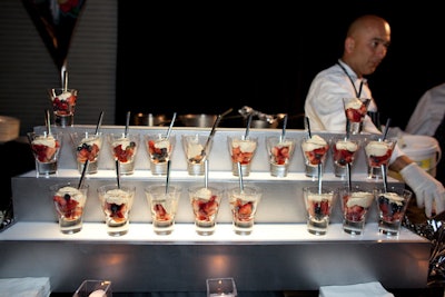Food stations at the gala included dishes from 10tation Event Catering and restaurants North 44 and Sotto Sotto.