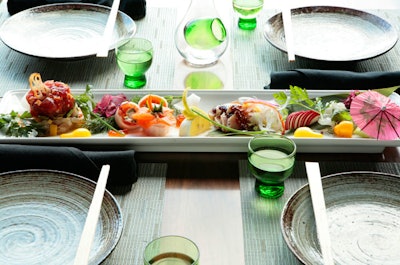 The menu from sushi chef Tetsuro Ahn has pan-Asian influences.