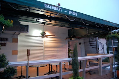 Neighborhood Bistro has indoor and outdoor dining.