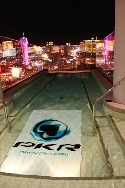 PKR picked the Hugh Hefner suite at the Palms for its World Series of Poker bash.
