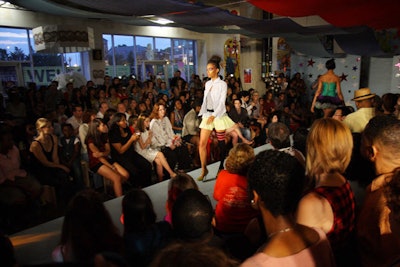 Twelve local designers showcased clothes and accessories.