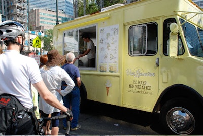 The Van Leeuwen Ice Cream truck