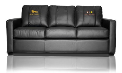 DreamSeat's XZipit line of furniture has zippered panels for logos and branding opportunities.