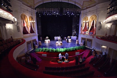 Guests had the unique chance to roam the entire theater and museum.