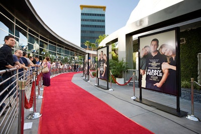 Funny People premiered at the ArcLight with a red carpet snaking around the complex.
