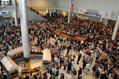 Some 4,000 guests filled the Boston Convention and Exhibition Center for the opening ceremony and welcome reception.