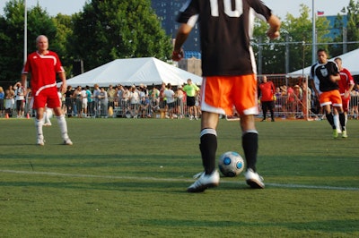 The tournament attracted more than 1,400 people who watched teams from Fader and Vice magazines, fashion label United Bamboo, and DJ equipment store Turntable Lab compete against each other.