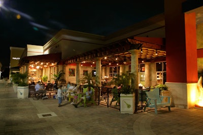The restaurant's 60-person patio can be reserved for private events.
