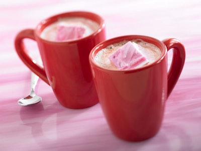 Plush Puffs marshmallows match well with coffee for a meeting break pick-me-up.