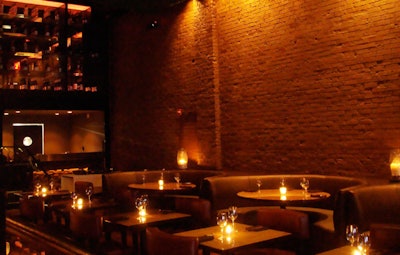 The oversize booths lining one wall of Apple Restaurant and Lounge's first floor seat about eight people each.