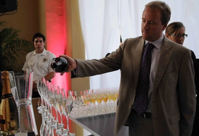 Moët Hennessy USA director of education Seth Box led a tasting of six of the brand's wines.