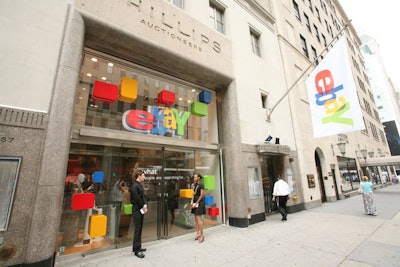 EBay chose a dormant retail space at 57th Street and Fifth Avenue, previously the home of Phillips de Pury auction house, as the site for its temporary installation.