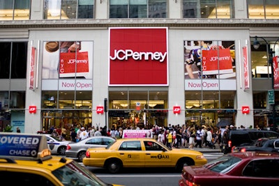 J.C. Penney's first store in Manhattan, a 150,000-square-foot location inside the Manhattan Mall, became the site of the department store's morning events on Friday.